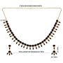 Efulgenz Indian Bollywood Gold Plated Crystal Rhinestone Wedding Bridal Choker Necklace Earring Jewellery Set