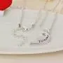Luvalti Best Friends Forever Heart Necklaces - Set of 3 Friendship Necklaces - Family and Friends Jewelry
