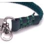 Mens Hand-Knotted Chevron Bracelet - Green