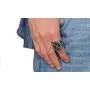 XUANPAI Mens Ring Stainless Steel Sigil of Lucifer Seal of Satan Devil Occult Symbol Signet Band,Size 8-12
