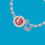 AKTAP Delta Sigma Theta Sorority Gifts DST Bracelet Red Elephant Jewelry 1913 Greek Sorority Gift