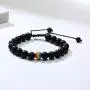 Nanafast 8mm Beaded 2Pcs Couple Rainbow LGBTQ Pride Bracelets for Gay & Lesbian White Turquoise/Lava Rock/Matte Agate LGBT Pride Braided Bracelet Jewelry Gift Adjustable Nanafast 8mm Beaded 2Pcs Couple Rainbow LGBTQ Pride Bracelets for Gay & Lesbian White Turquoise/Lava Rock/Matte Agate LGBT Pride Braided Bracelet Jewelry Gift Adjustable