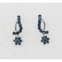 Faship Gorgeous Rhinestone Crystal Floral Necklace Earrings Set