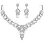 SCWADEY Bridal Jewelry Set Austrian Crystal Necklace and Dangle Earrings Fit for Wedding Dress Elegant Gift for Bridesmaid Party Birthday Prom Sets Box Packaging SCWADEY Bridal Jewelry Set Austrian Crystal Necklace and Dangle Earrings Fit for Wedding Dress Elegant Gift for Bridesmaid Party Birthday Prom Sets Box Packaging