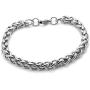 Xusamss Fashion Titanium Steel Wheat Link Bracelet,9.0'' Wrist