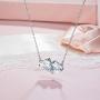 Mom Necklace - Sterling Silver Interlocking Infinity 2 Hearts Crystal CZ Necklace for Mom. Gifts for Mom. Mom Gifts for Mothers Day. Mother Daughter Necklace. Mom Birthday Jewelry Friendship Gifts