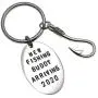 Pregnancy Announcement for Grandparents Grandpa New Fishing Buddy Arriving 2021 2020 Fishing Buddy Keychain Gift for Dad