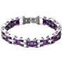 Gorntmoot 316L Stainless Steel Bicycle Bracelet Heavy Motorcycle Bicycle Link Chunky Chain Bracelets 8.66 inch