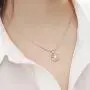Carleen Sterling Silver Solitaire Stunning Cubic Zirconia CZ Simulated Diamond Rose Flower Pendant Necklace Jewelry Gifts for Women Girls Mom Her, Box Chain Length 18'' Carleen Sterling Silver Solitaire Stunning Cubic Zirconia CZ Simulated Diamond Rose Flower Pendant Necklace Jewelry Gifts for Women Girls Mom Her, Box Chain Length 18''