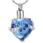 constantlife Cremation Jewelry for Ashes, My Best Friend Heart Shape Memorial Urn Necklace Stainless Steel Crystal Pendant Ashes Holder Keepsake constantlife Cremation Jewelry for Ashes, My Best Friend Heart Shape Memorial Urn Necklace Stainless Steel Crystal Pendant Ashes Holder Keepsake