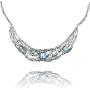 Paz Creations ♥925 Sterling Silver Blue Topaz Statement Necklace