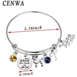 CENWA Sigma Gamma Rho Sorority Bracelet 1922 Sorority Paraphernalia Gift She Believed She Could So She Did Graduation Gifts Greek Sorority Jewelry