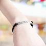 Luvalti Inspirational Leather Bracelet 10’’ - “She Believed she Could so she did” - Personalized Jewelry