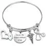 TOGON Nurse Gift Nurses are Angels Without Wings Nursing Graduation Gift Nurse Jewelry Thank You Gift RN Bracelet Nurses Day Gift