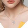 PROESS Basketball Heart Necklace - Female Basketball Player Jewelry Gift for Girls Women Sterling Silver Sports Athletes Pendant Necklace for Girlfriend, Sister, Teammate Coach