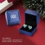 CDE Love Heart Necklaces and Earrings Jewelry Set for Women CDE Love Heart Necklaces and Earrings Jewelry Set for Women