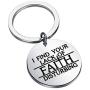 UJIMS Movies Quote Gift Faith Keychain I Find Your Lack of Faith Disturbing Keychain Graduation Inspired Gift for Movies Fans Religious Jewelry