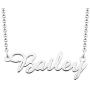 SexyMandala Name Necklace Personalized Custom Any Name 925 Sterling Silver Initial Pendant Jewelry for Women Men