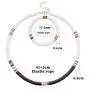 Colorful African Vinyl Disc 6mm Beads Necklace Bracelet Set Adjustable Hawaiian Beach Necklace Heishi Surfer Choker Bracelet Bohemian Jewelry for Women Girls
