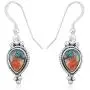 Shop LC 925 Sterling Silver Western Turquoise Dangle Drop Earrings for Women Mothers Day Gifts Southwest Prom Jewelry 3.5/1.8 Cttw