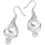 Pearl Dangle Earrings Sterling Silver Infinity Love Celtic Knot Drop Earrings Dangles for Women Teen Girls