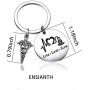 ENSIANTH Sonographer Gift Live Love Scan Keychain Ultrasound Tech Jewelry Radiologist Gift