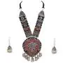 Zephyrr Afghani Turkish Tribal Long Pendant Necklace & Earrings Jewellery Sets for Women(JAN-2310) Zephyrr Afghani Turkish Tribal Long Pendant Necklace & Earrings Jewellery Sets for Women(JAN-2310)