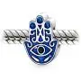 Amulet Talisman Blue Hamsa Hand Evil Eye Spiritual Good Luck Charm Bead For Teen For Women 925 Sterling Silver Fits European Bracelet Amulet Talisman Blue Hamsa Hand Evil Eye Spiritual Good Luck Charm Bead For Teen For Women 925 Sterling Silver Fits European Bracelet
