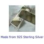 WRISTCHIE Sterling Silver Jewelry Mermaid Tail Fish Pendant Necklace 18''+2''