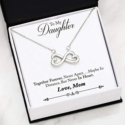 Faith Davis Infinity Love Necklace - Gift for Daughter from Mom - Valentines Day, Birthday, Graduation, or Just Because! Faith Davis Infinity Love Necklace - Gift for Daughter from Mom - Valentines Day, Birthday, Graduation, or Just Because!