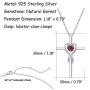 FANCIME Cross Necklace for Women Sterling Silver Birthstone Necklace Infinity Cross Crucifix Heart Necklace Pendant Birthstone Jewelry Gifts for Mom Birthday Gifts for Women Girls 16''+2''
