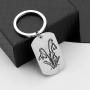 Gzrlyf Snowdrop Keychain Snowdrop Flower Gifts Snowdrop Jewelry Inspirational Grief Gifts Memorial Gifts