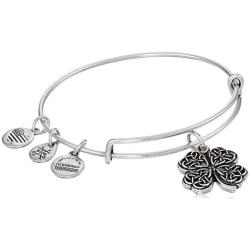 Alex and ANI Four Leaf Clover IV Bangle Bracelet