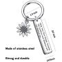 De&ai Inspirational Jewelry, Sunflower Lover Keychain Positive Gift for Friends Daughters