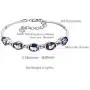 Aurora Tears Charm Bracelet Crystal Rainbow Topaz 925 Sterling Silver Bracelets Women Gift Crystal Cubic Zirconia Girls Jewelry