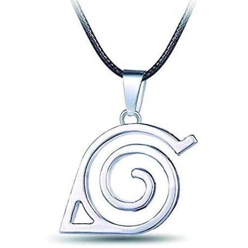 Yozone Naruto Necklace Leaf Necklace Leaf Village Symbol Logo Double Brand Pendant Necklace