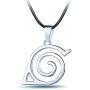 Yozone Naruto Necklace Leaf Necklace Leaf Village Symbol Logo Double Brand Pendant Necklace