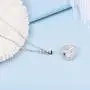 Angle Wing Urn Necklace for Ashes, 925 Sterling Silver Heart Cremation Memorial Keepsake Pendant Necklace Jewelry Angle Wing Urn Necklace for Ashes, 925 Sterling Silver Heart Cremation Memorial Keepsake Pendant Necklace Jewelry