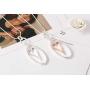 welbijoux Necklaces for Women Heart Pendant Long Sweater Layered Y Statement Lariat Silver Rose Gold Chain Necklace with Gifts Box