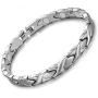 Jecanori Titanium Magnetic Bracelets for Women Arthritis Bracelet 100% Pure Titanium Magnetic Therapy Bracelets for Pain Relief with 3500 Gauss Magnets Adjustable Lightweight Bracelet