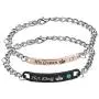 4 Piece Her King His Queen Necklace Bracelet Set Couple Neckalce Bracelets Trendy Crown Crystal Necklace Dainty Metal Bracelet for Women Girls Jewelry 4 Piece Her King His Queen Necklace Bracelet Set Couple Neckalce Bracelets Trendy Crown Crystal Necklace Dainty Metal Bracelet for Women Girls Jewelry