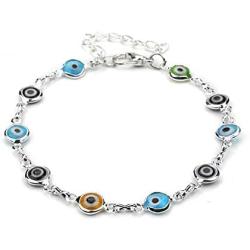 SurArt Evil Eye Bracelet For Women Charm Bracelet Jewelry Gift