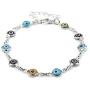 SurArt Evil Eye Bracelet For Women Charm Bracelet Jewelry Gift