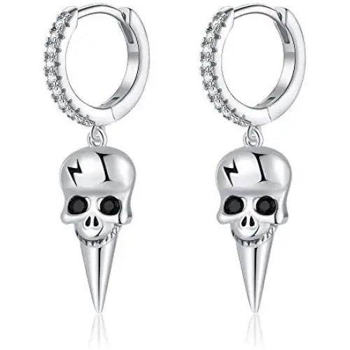 Gold Huggie Hoop Earrings for Women, Hypoallergenic S925 Sterling Silver Post 14K Gold Plated Bee Drop Spike Skull Dangle Small CZ Triangle Huggie Hoop Earrings Jewelry Gifts for Women Gold Huggie Hoop Earrings for Women, Hypoallergenic S925 Sterling Silver Post 14K Gold Plated Bee Drop Spike Skull Dangle Small CZ Triangle Huggie Hoop Earrings Jewelry Gifts for Women