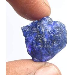 gemhub Rough Blue Sapphire Gemstone 14.00 Ct Natural Raw Rough Certified Blue Sapphire Stone