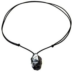 Keled Rocks Elite Shungite Pendant Crystal with adjustable Necklace 14-28''