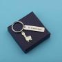 ENSIANTH No Drama Llama Keychain Llama Lover Gift Funny Gift for Best Friend Theater Jewelry Dramatic Gift