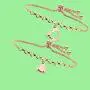AKTAP Gift for Aunt Necklace Auntie And Niece Love Heart Pendant Necklace Gifts for Aunt from Niece Nephew