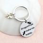 FUSTMW Dragonfly Gifts Keychain Dragonfly Themed Gifts Dragonfly Charm Jewelry Nature Lover Gifts Dragonflies Make Me Happy