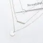 S.J JEWELRY Womens Simple Delicate Full Moon 14K Gold Plated/Rose Gold/Silver Plated Layered Pendant Handmade Star Chokers Necklaces S.J JEWELRY Womens Simple Delicate Full Moon 14K Gold Plated/Rose Gold/Silver Plated Layered Pendant Handmade Star Chokers Necklaces